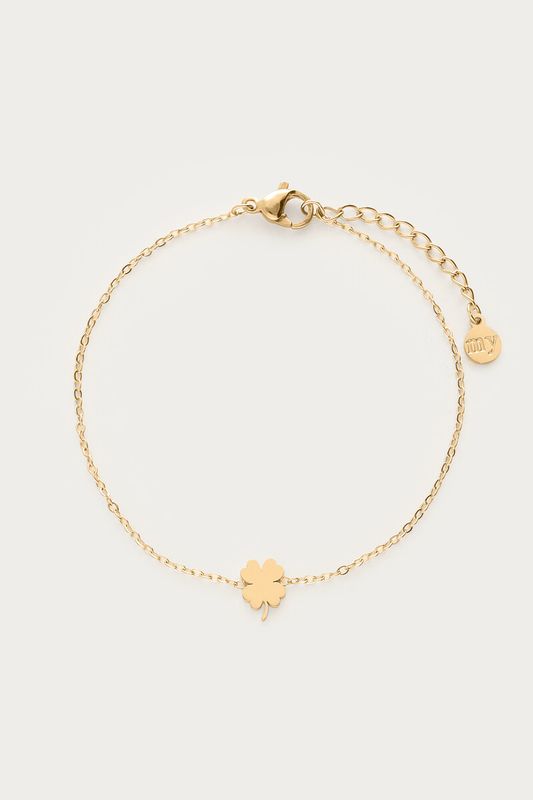 My Jewellery Bracelet clover Goud