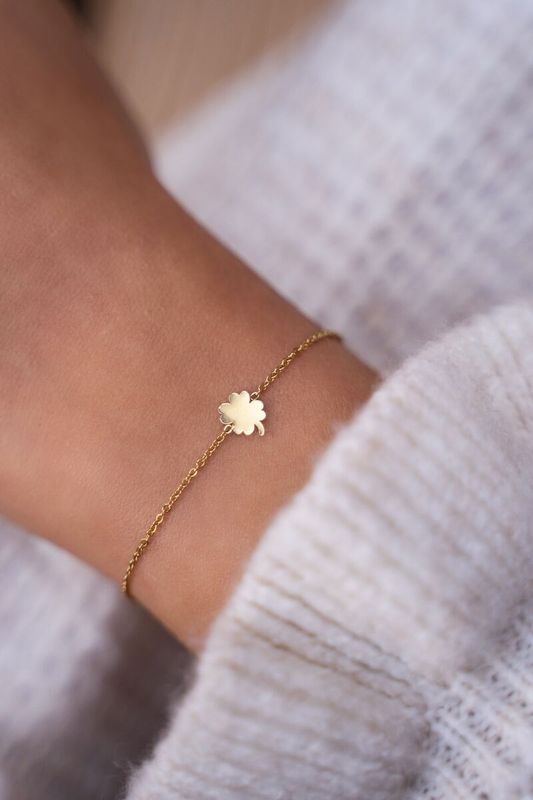 My Jewellery Bracelet clover Goud