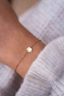 My Jewellery Bracelet clover Goud