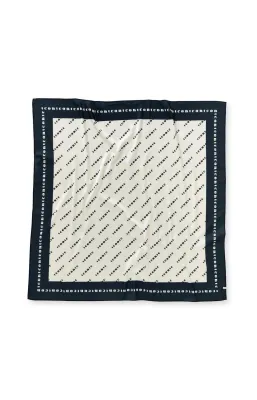 YAYA sjaal met print 'iconic' Blauw