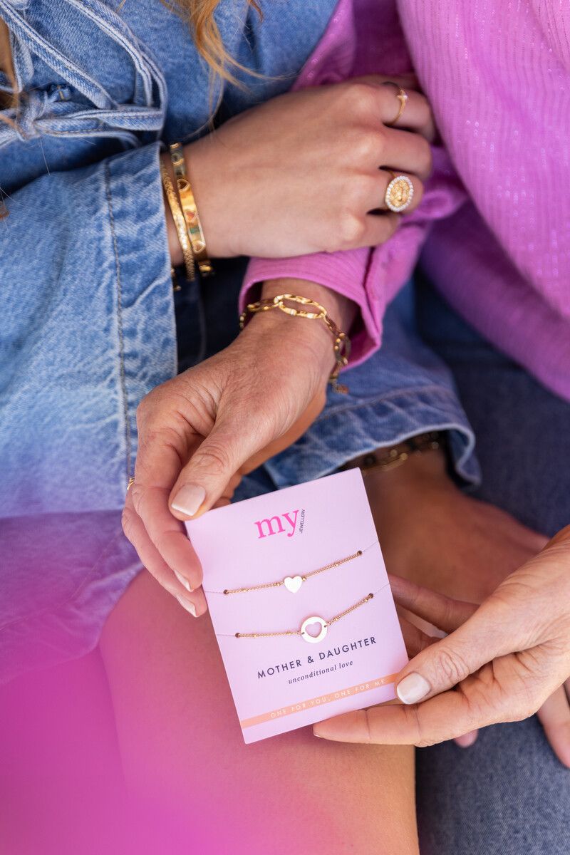My Jewellery moeder &amp; dochter armband Goud