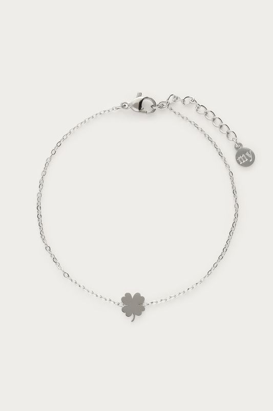 My Jewellery Armband klavertje Zilver
