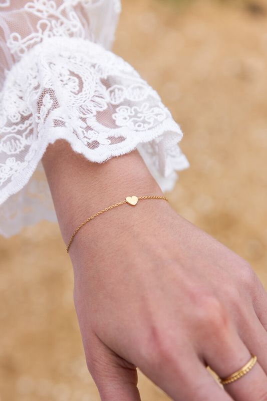 My Jewellery Armband klein hartje Goud