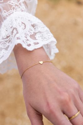 My Jewellery Armband klein hartje Goud