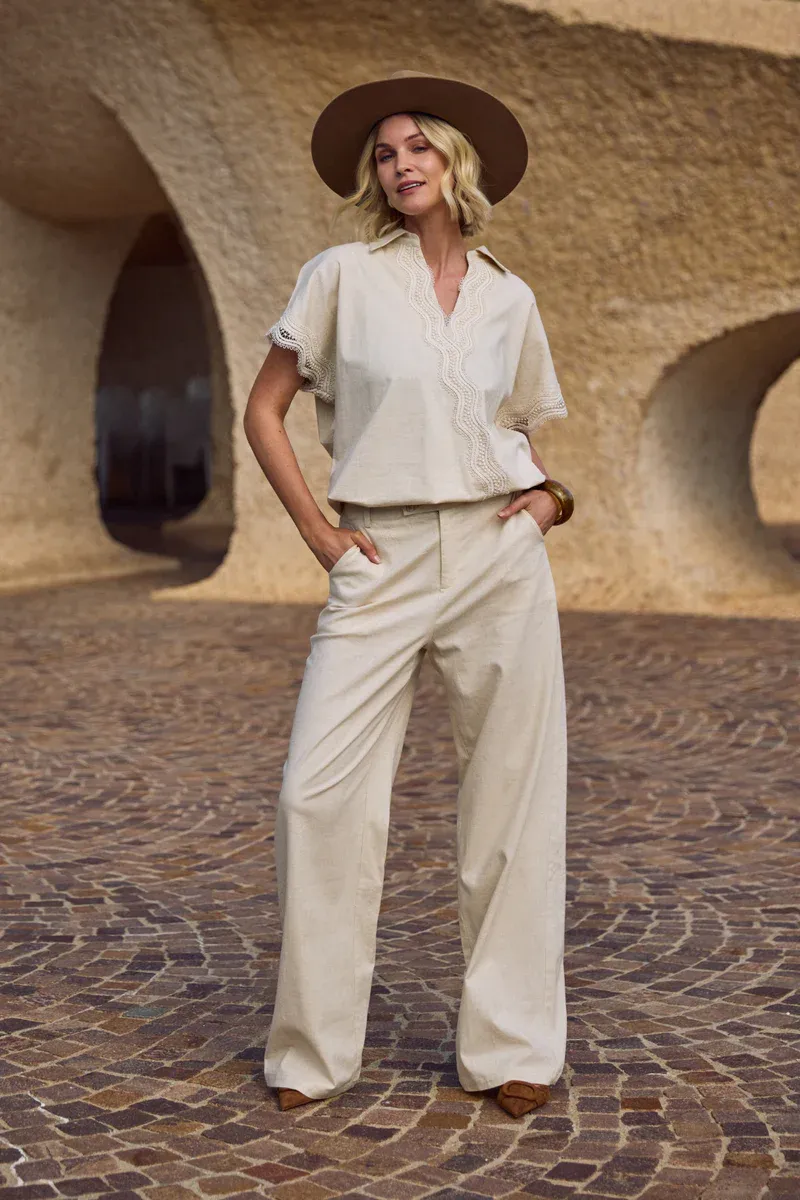 Nukus Eline Pants Beige