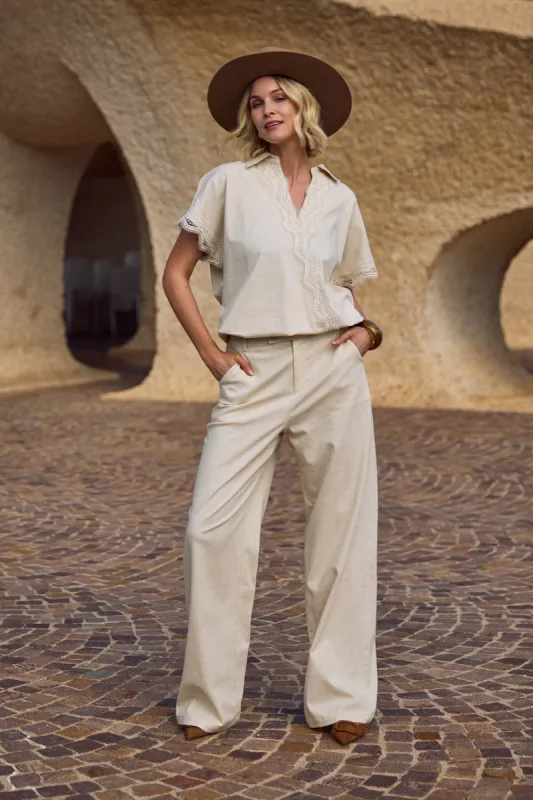 Nukus Eline Pants Beige