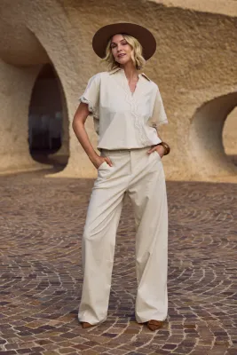 Nukus Eline Pants Beige