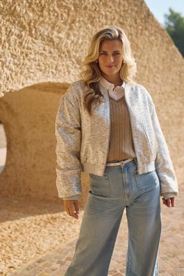 Nukus Babette Bomber Zilver