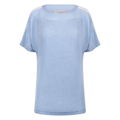 Nukus Merla Top Lurex Blauw