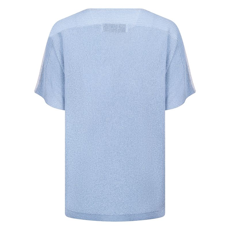 Nukus Merla Top Lurex Blauw
