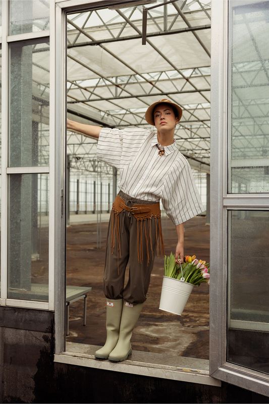 Studio Anneloes Mariel balloon trousers Groen