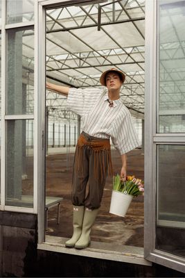 Studio Anneloes Mariel balloon trousers Groen