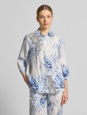 Toni Blouse 3/4-Arm Blauw