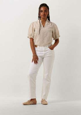 Neo Noir Odesa Linen Blouse Beige