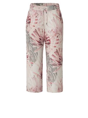 Toni Broek Pia Wide Leg 3/4 Rood