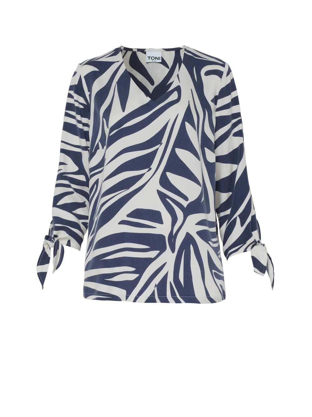 Toni Blouse Anna 3/4-Arm Blauw