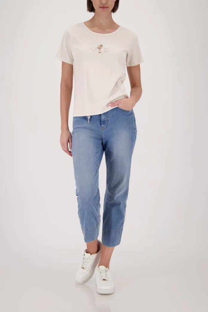 Monari T-Shirt Champagne Beige