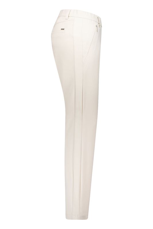 Gardeur Broek Pull On Slim Ecru