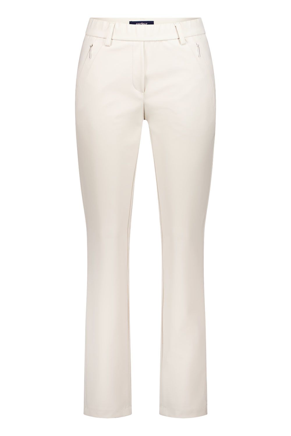 Gardeur Broek Pull On Slim Ecru