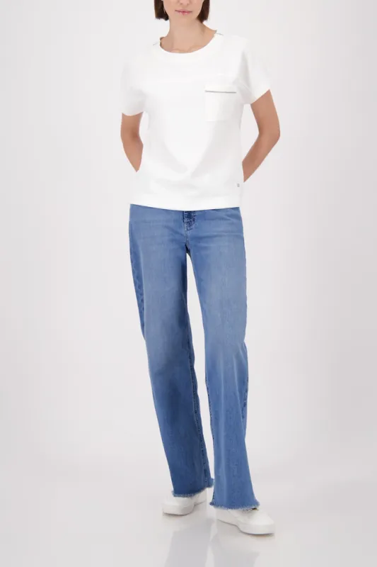 Monari Sweatshirt off-white Ecru