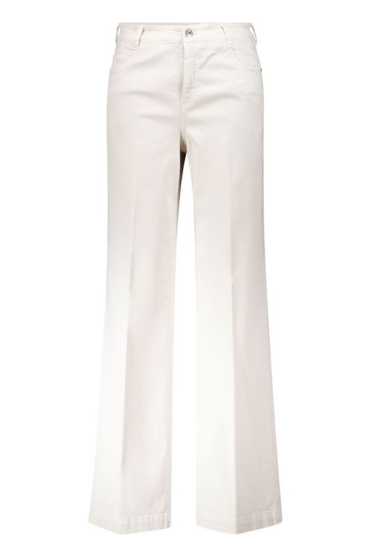 Gardeur Broek Wide leg  Ecru