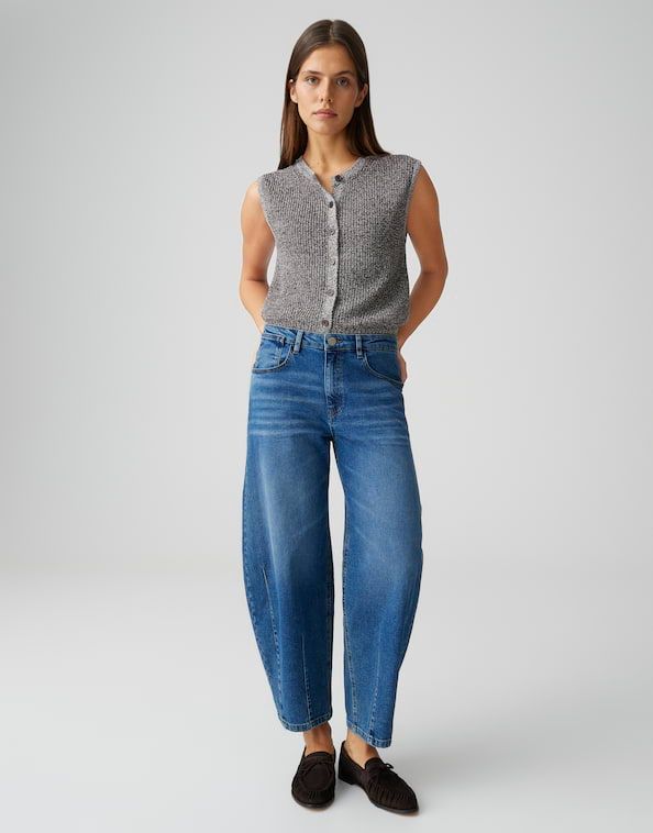 Opus Lissie bold barrel Jeans