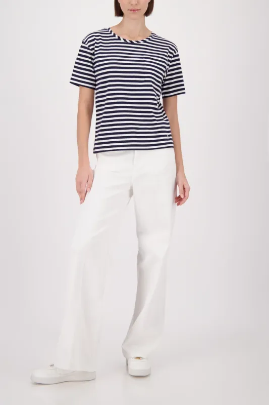 Monari T-Shirt Marine Blauw