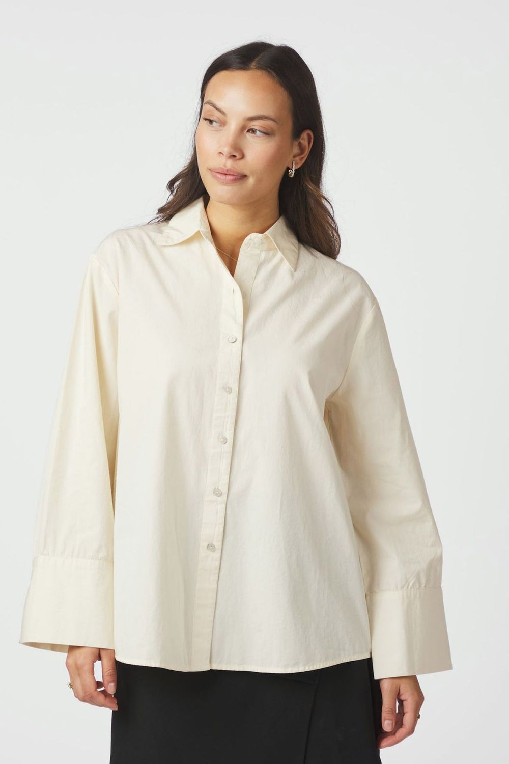 Neo Noir Ayari C Poplin Shirt Geel