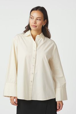 Neo Noir Ayari C Poplin Shirt Geel