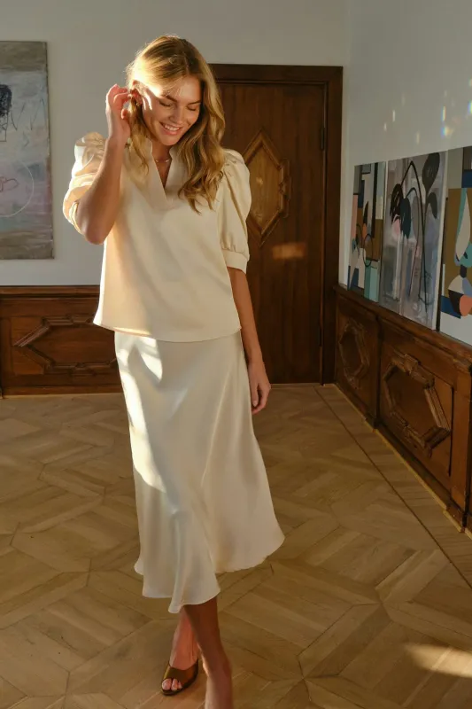 Neo Noir Bovary Skirt Geel