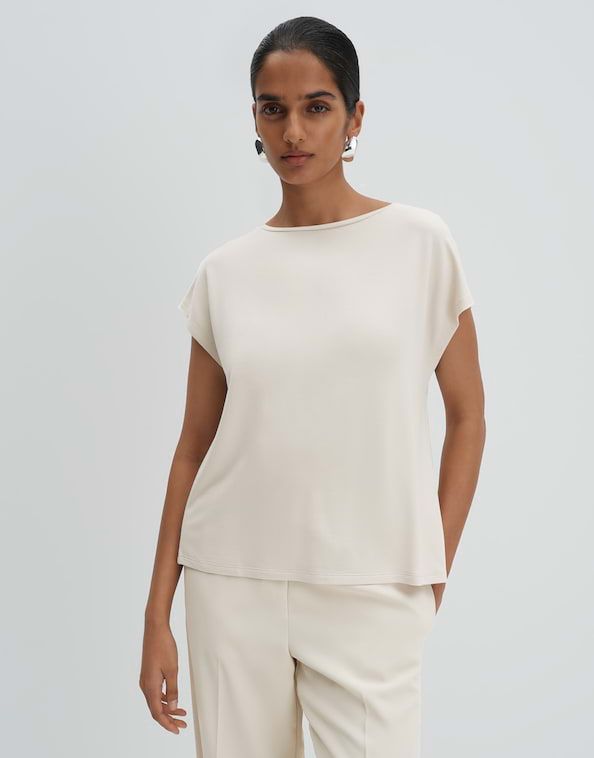 Someday met korte mouw Ecru