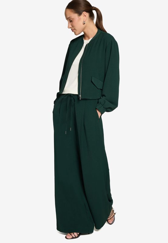 Zero Bomberjack met klepzakken Groen