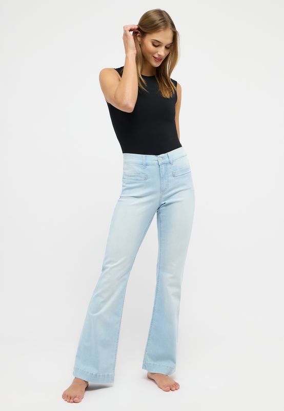 Angels Leni Flared Pocket Blauw