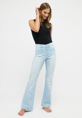 Angels Leni Flared Pocket Blauw