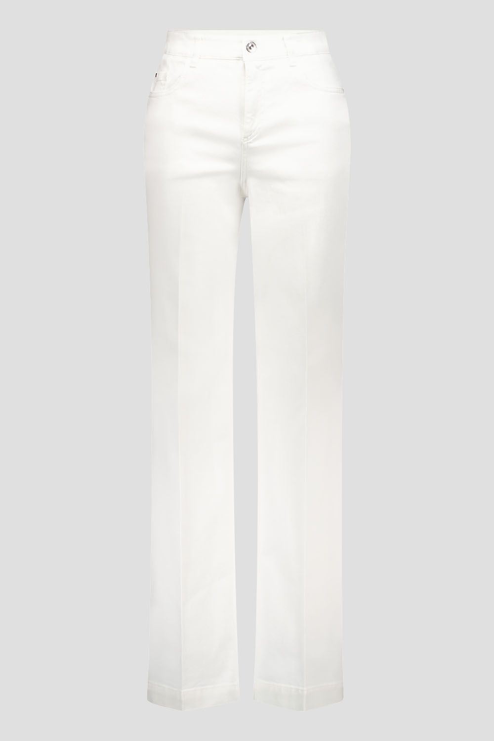 Gardeur Broek Wide leg Feminine Wit