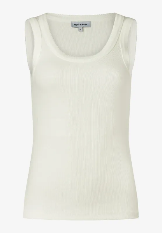 More &amp; More rib top beige