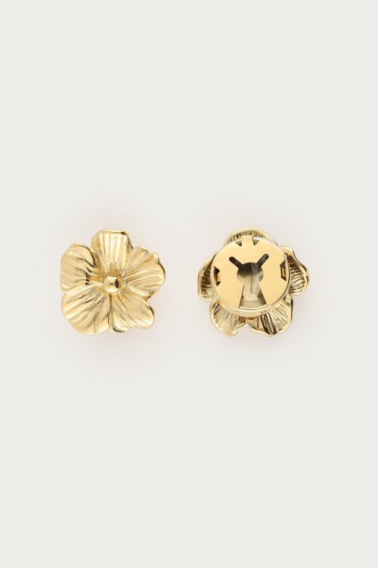 My Jewellery bloemen knopen set Goud