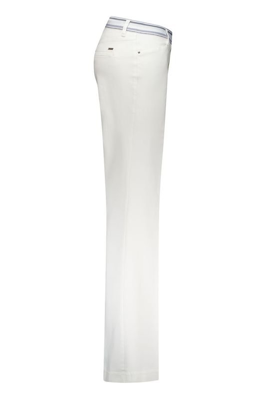Gardeur Broek Pull On Slim Wit