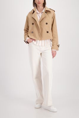 Monari Korte Trenchcoat Bruin