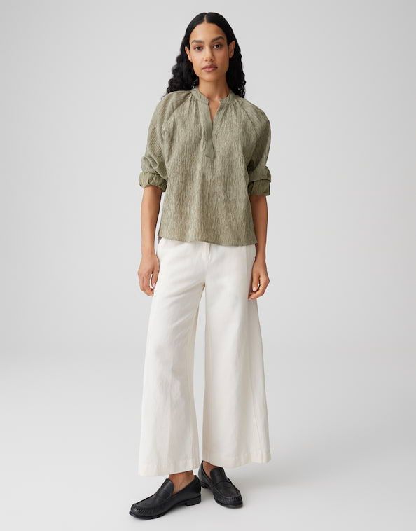 Opus Fohemia Blouse Groen