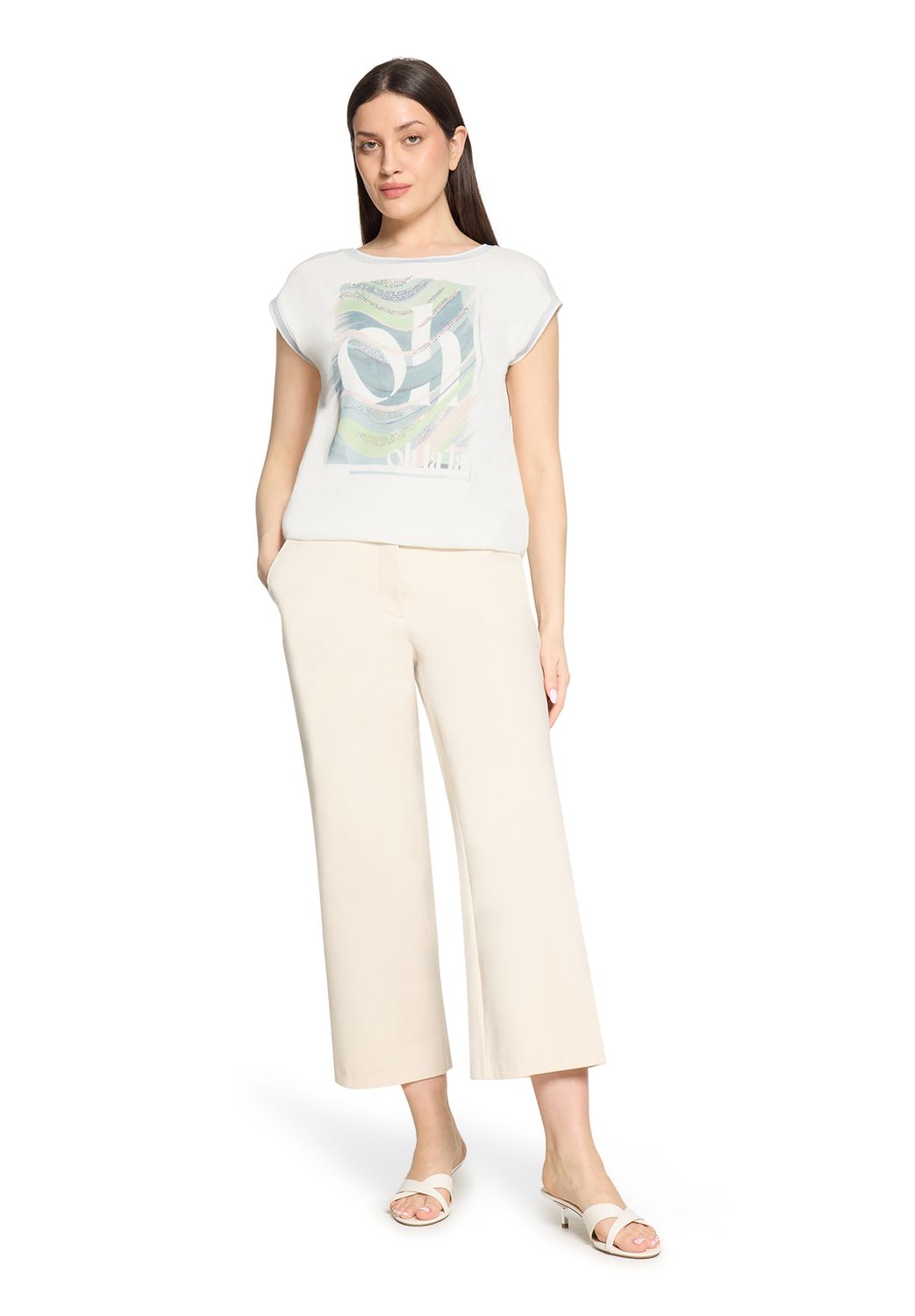 Betty Barclay Blouse met print Ecru