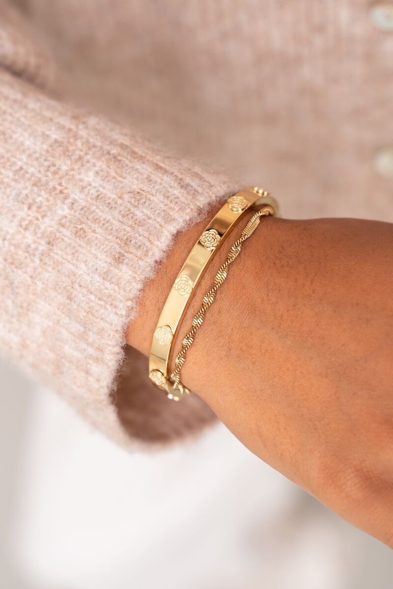 My Jewellery Vintage bangle met rozen