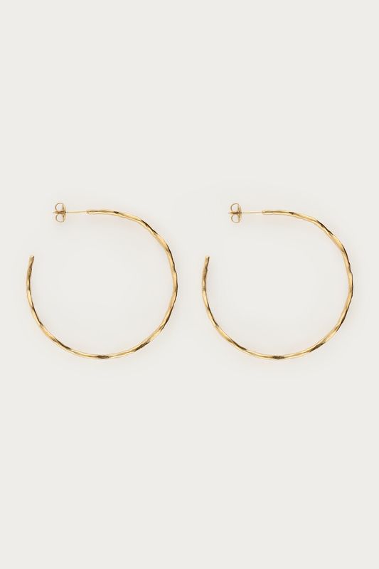 My Jewellery bold oorringen met swirl Goud
