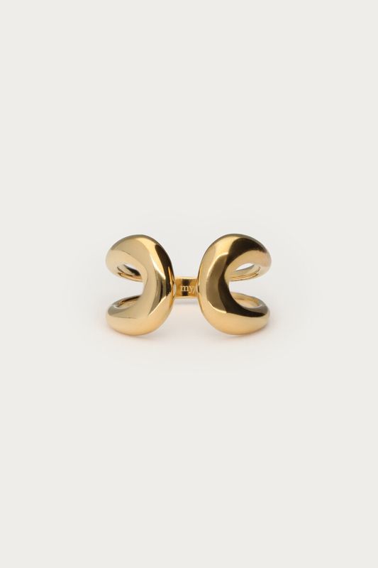 My Jewellery bold ring open u Goud