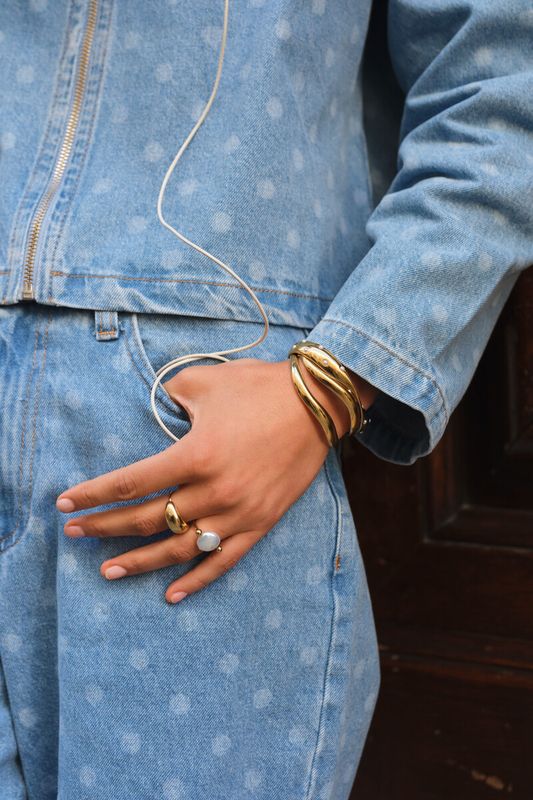 My Jewellery bold basic statement ring Goud