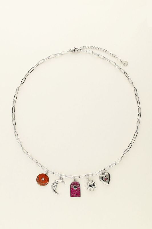 My Jewellery Mystic ketting met verschillende bedels Zilver