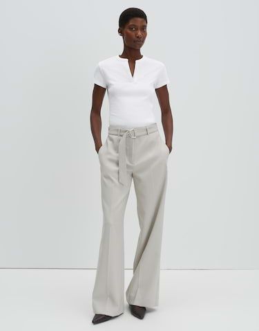 Someday Kleoh detail Shirt Wit