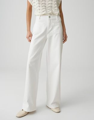 Opus Miva urban wijde jeans Beige
