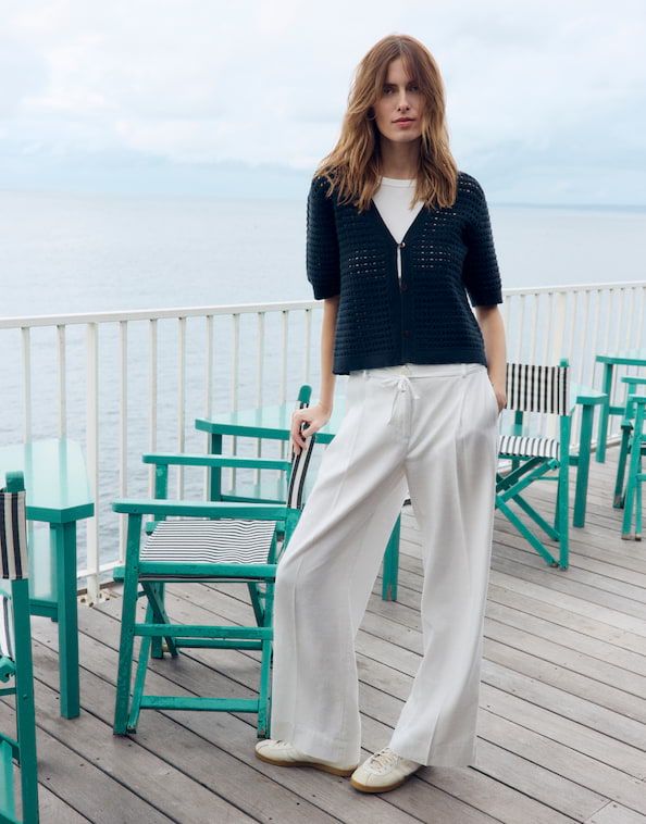 Opus Meeri coastal Broek Beige