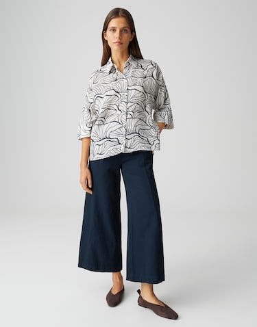 Opus Fashell Blouse Blauw